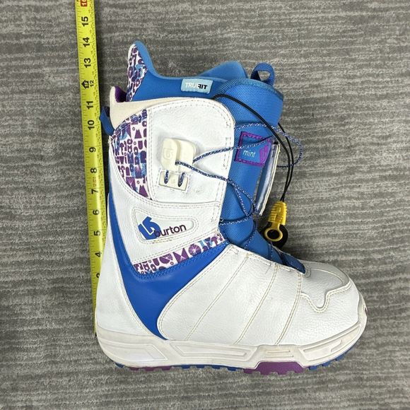 Burton Snowboard Boots Mint Imprint 1 True Fit White Womens Size 7.5 - Picture 11 of 14
